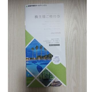 【匿名配送】最新 東急不動産ホールディングス 株主優待券 23枚 1000株以上(フィットネスクラブ)