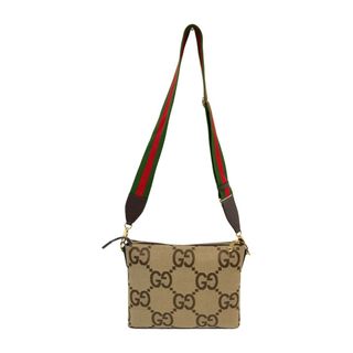 グッチ(Gucci)の〇〇GUCCI グッチ ジャンボGG メッセンジャーバッグ 2WAYバッグ 699130  ベージュ(その他)