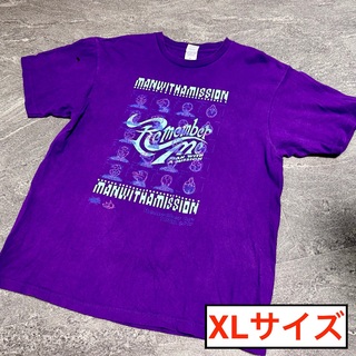 マンウィズアミッション(MAN WITH A MISSION)の【XLサイズ】マンウィズ　Remanber Meツアー　Tシャツ(ミュージシャン)