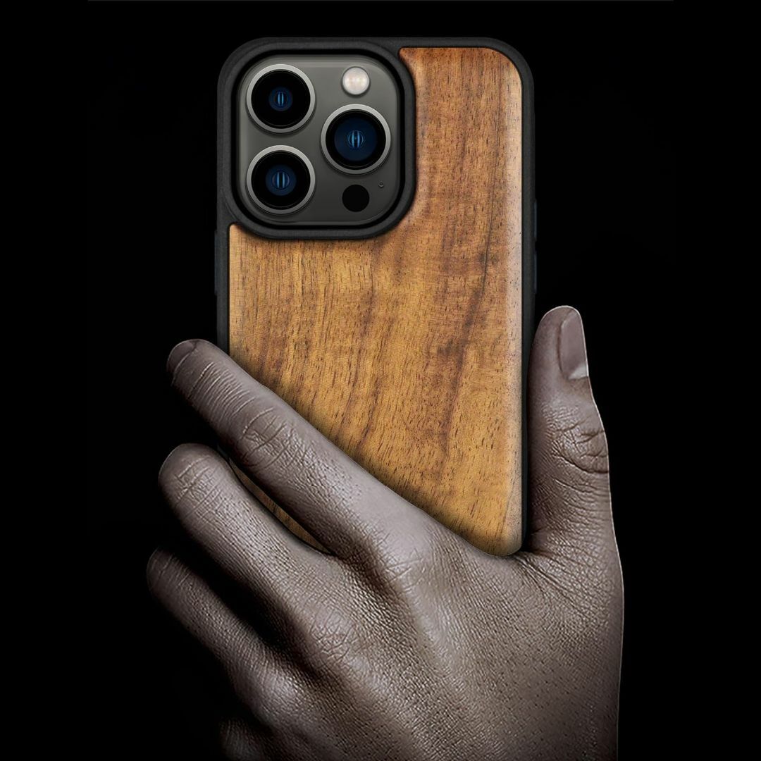 Carveit 木製 iPhone 15 Pro 用 ケース,[天然木+TPUシの通販 by たかだ ...