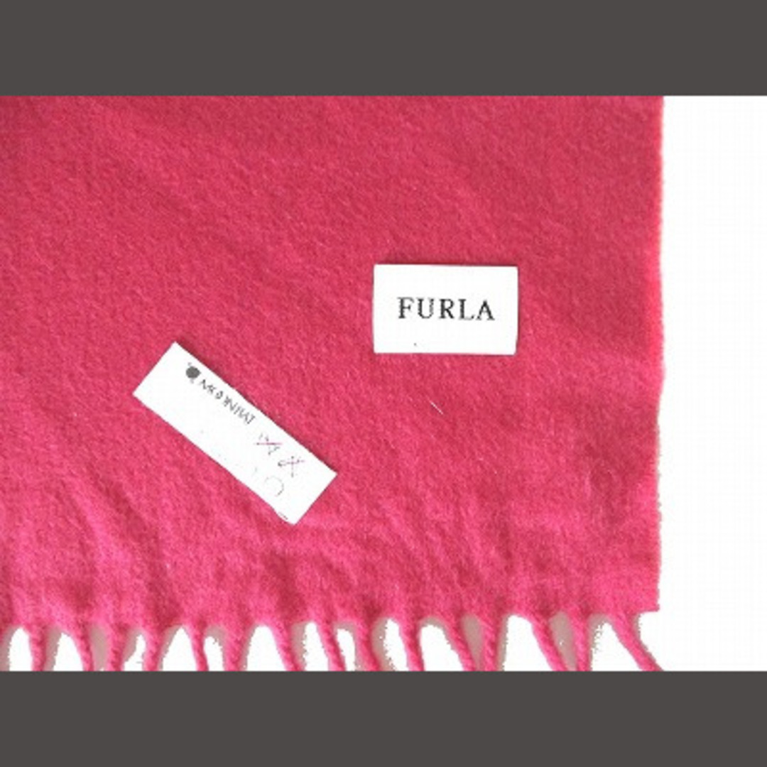 Furla(フルラ)のフルラ FURLA マフラー ワンポイント カシミヤ混 ピンク レディースのファッション小物(マフラー/ショール)の商品写真