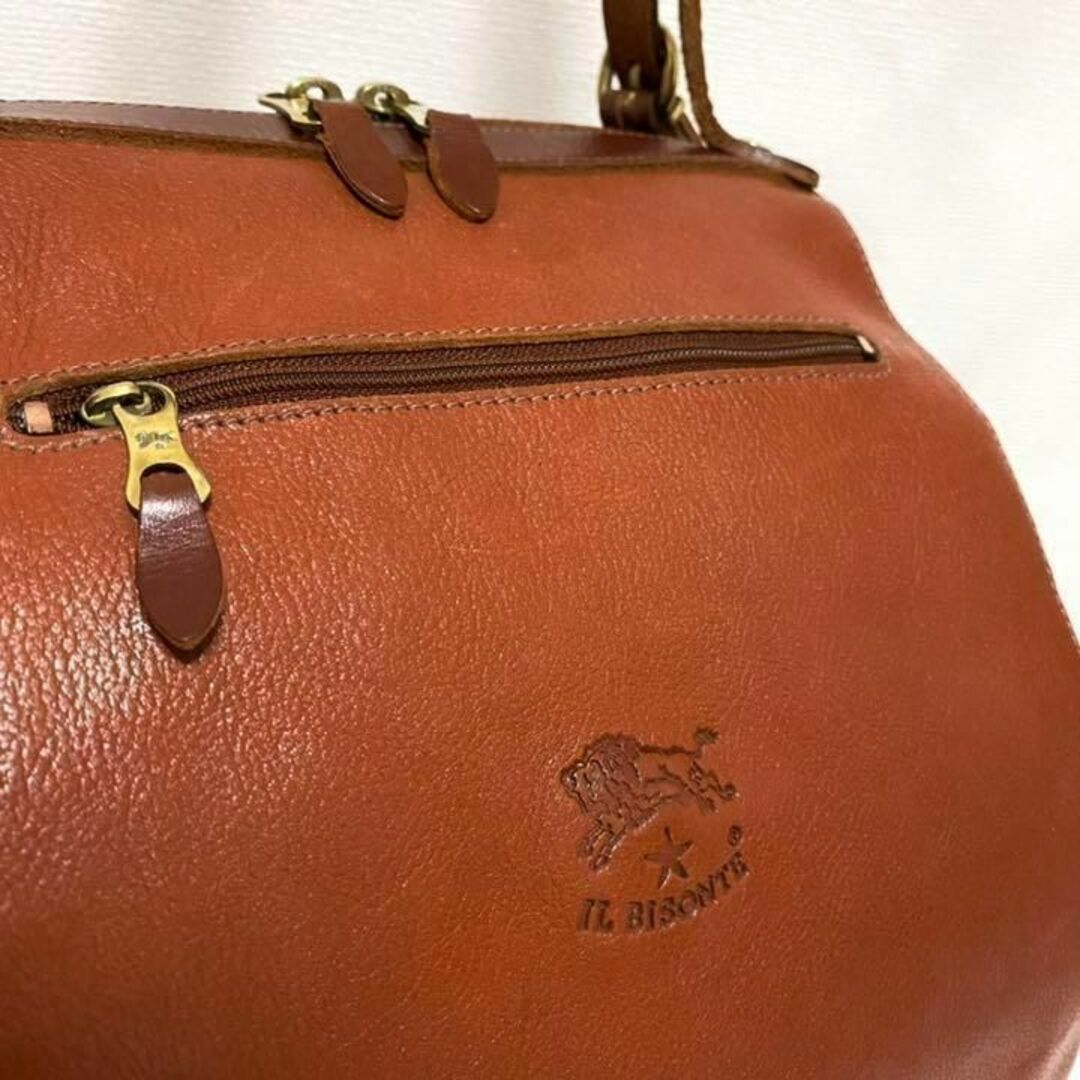 【定価6.3万】IL BISONTE ショルダー トートバッグ 美品