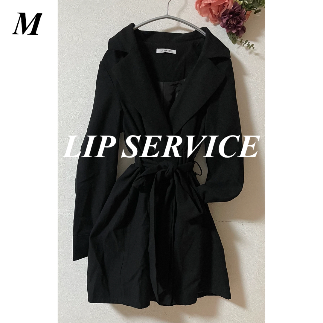 LIP SERVICE(リップサービス)のLIP SERVICE リップサービス ウエストリボンコート レディースのジャケット/アウター(その他)の商品写真