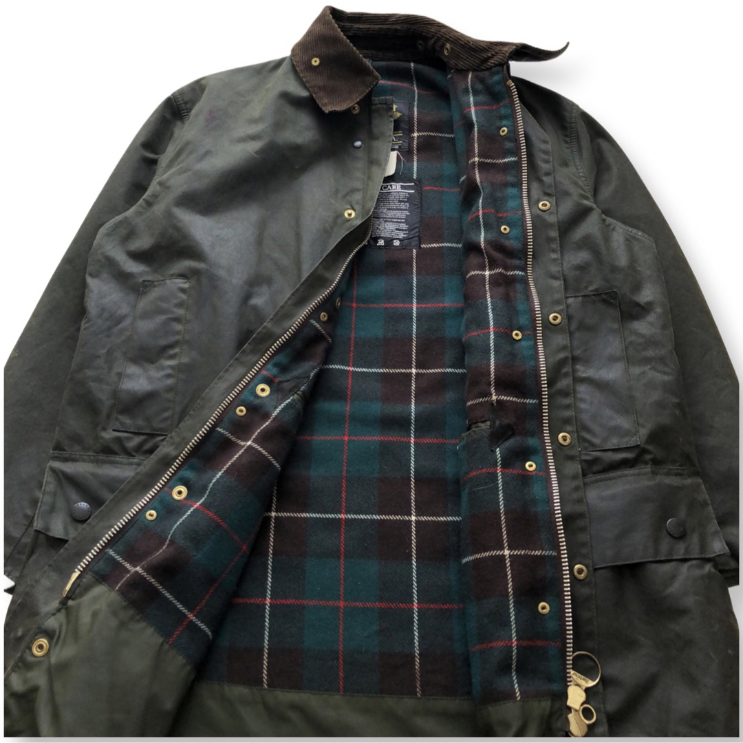 Barbour(バーブァー)の【93年製】Barbour ノーザンブリア オイルドジャケット c40 セージ メンズのジャケット/アウター(ミリタリージャケット)の商品写真