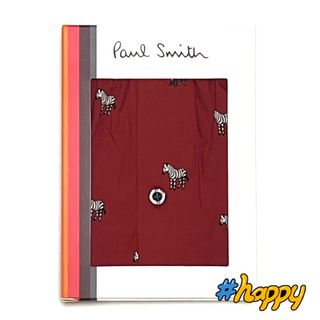 ポールスミス(Paul Smith)の新品★ポールスミス★Mサイズ★ボクサー★トランクス★レッド★2560★ゼブラ柄(トランクス)