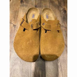 ビルケンシュトック(BIRKENSTOCK)の新品 ビルケンシュトック ボストン　キャメル　40(スリッポン/モカシン)