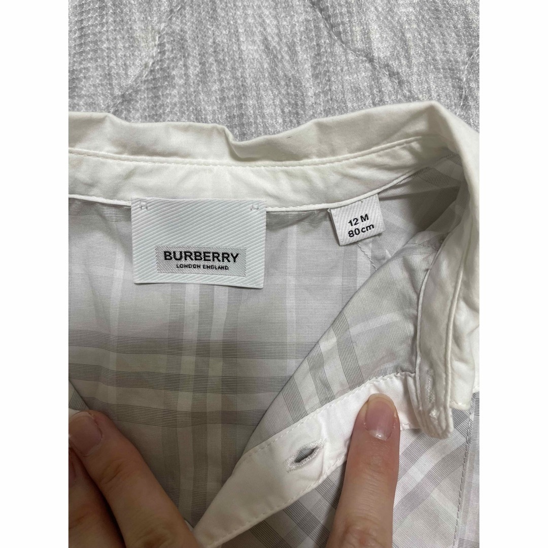 BURBERRY(バーバリー)のバーバリー　ロンパース　サイズ80 キッズ/ベビー/マタニティのベビー服(~85cm)(ロンパース)の商品写真