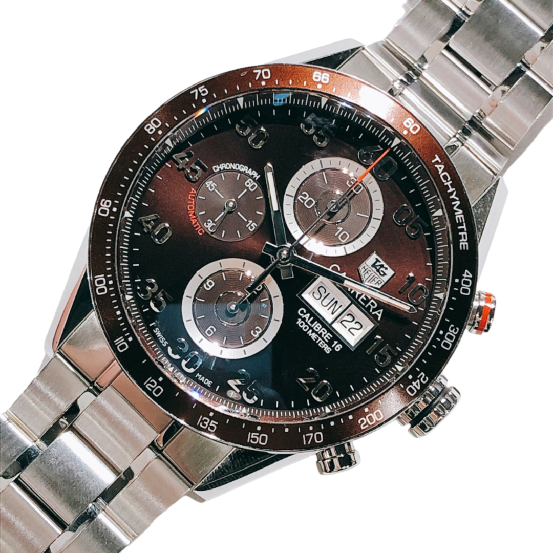 タグ・ホイヤー TAG HEUER カレラ キャリバー 16クロノ CV2A12 ステンレススチール メンズ 腕時計