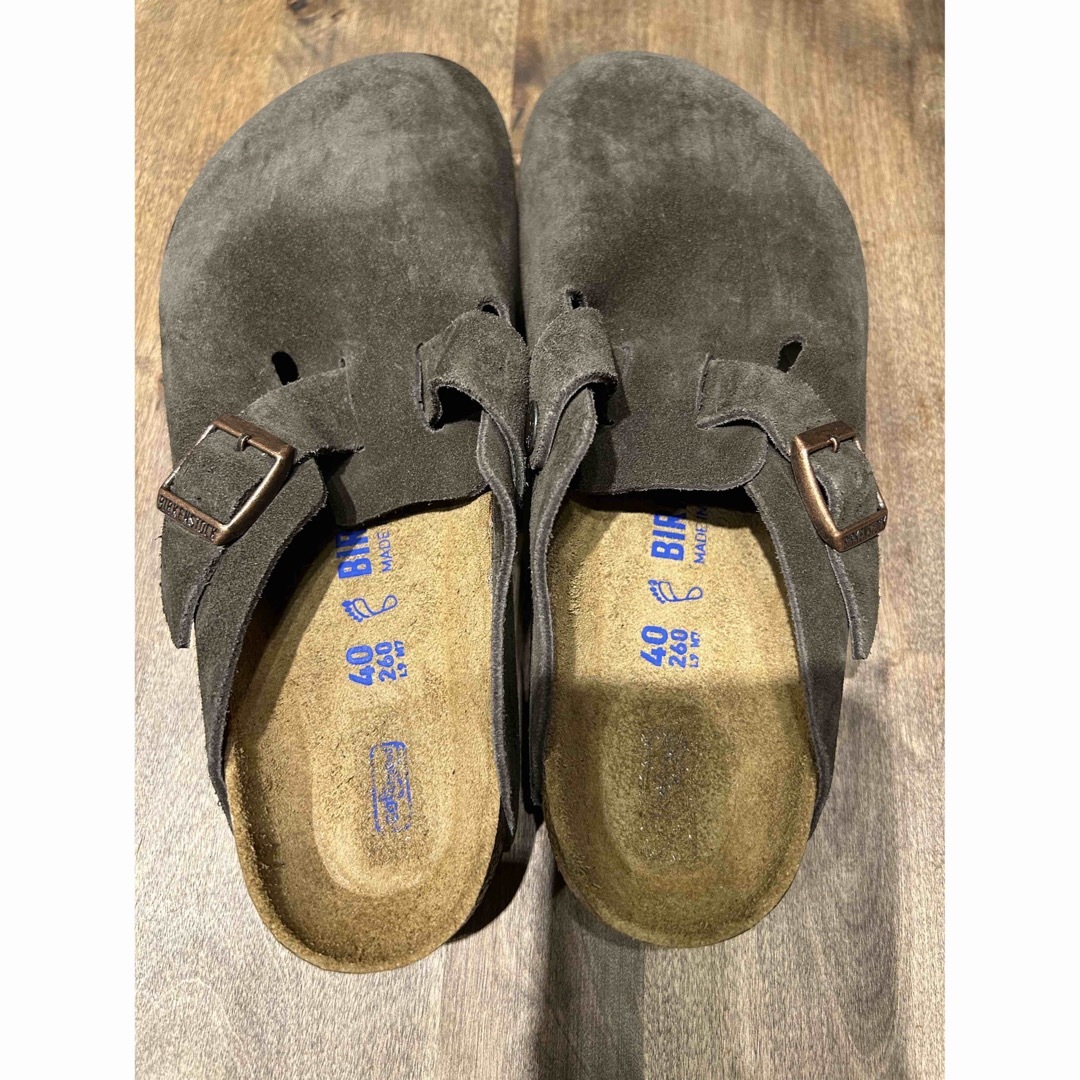 BIRKENSTOCK - 新品 ビルケン ボストン ダークブラウン 40の通販 BIRKENSTOCK - 新品 ビルケン ボストン ダークブラウン 40の通販