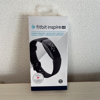 フィットフィット(fitfit)の【新品未開封】fitbit inspire HR BLACK(腕時計(デジタル))
