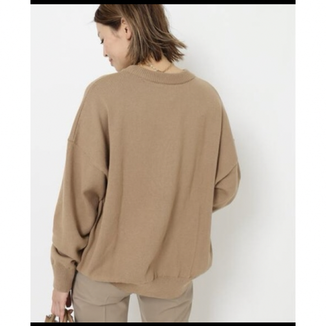 ドゥーズィエムクラス　EVERYDAY BASIC KNITブラウンD 2