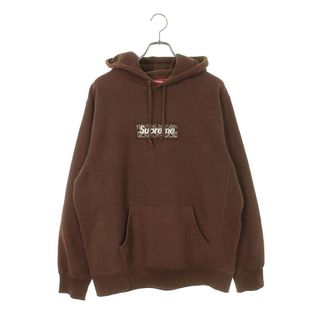 シュプリーム ボックスロゴ パーカー(メンズ)(ブラウン/茶色系)の