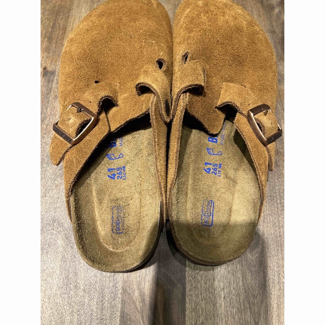 BIRKENSTOCK(ビルケンシュトック)の新品　ビルケン　ボストン　キャメル　41 メンズの靴/シューズ(スリッポン/モカシン)の商品写真