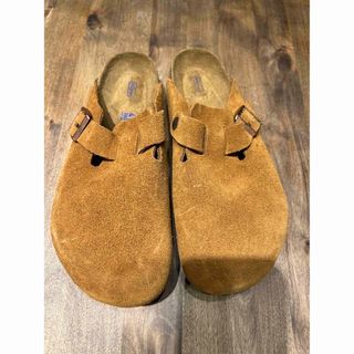 ビルケンシュトック(BIRKENSTOCK)の新品　ビルケン　ボストン　キャメル　41(スリッポン/モカシン)