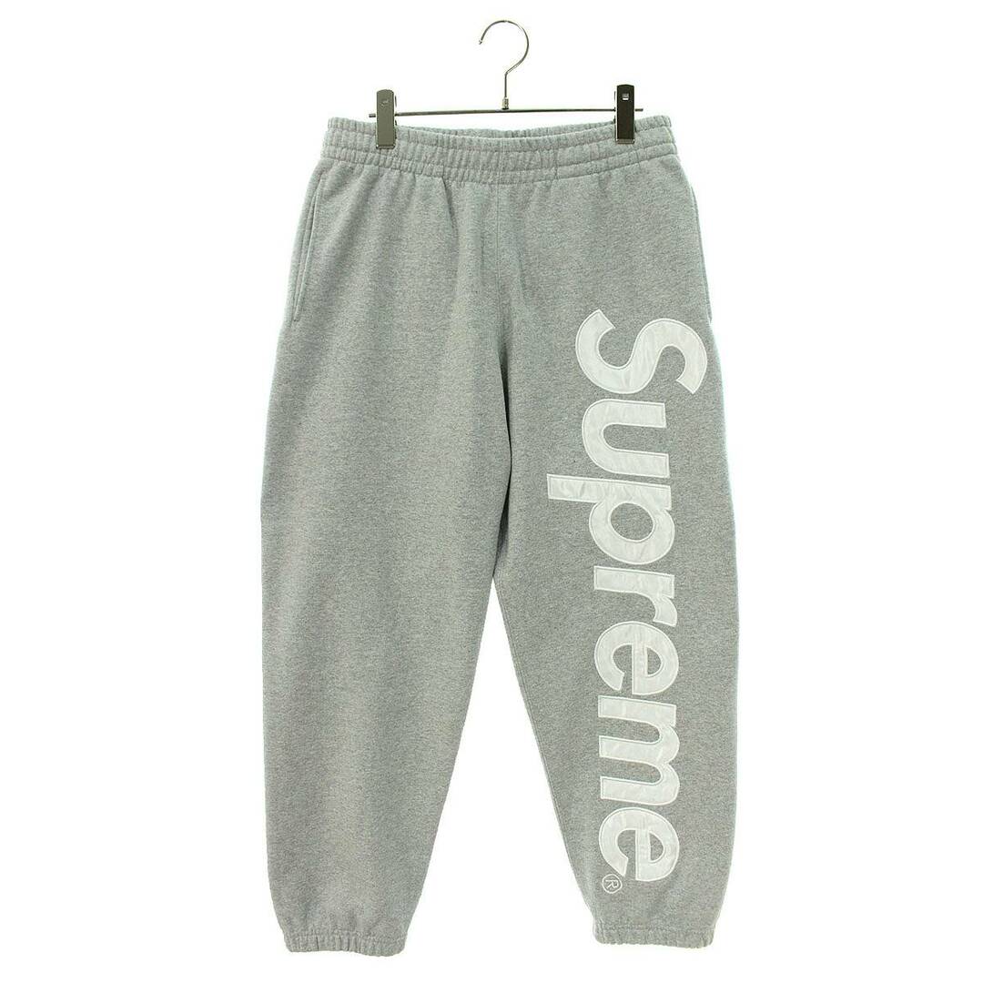 Supreme Satin Applique Sweatpant ブラック