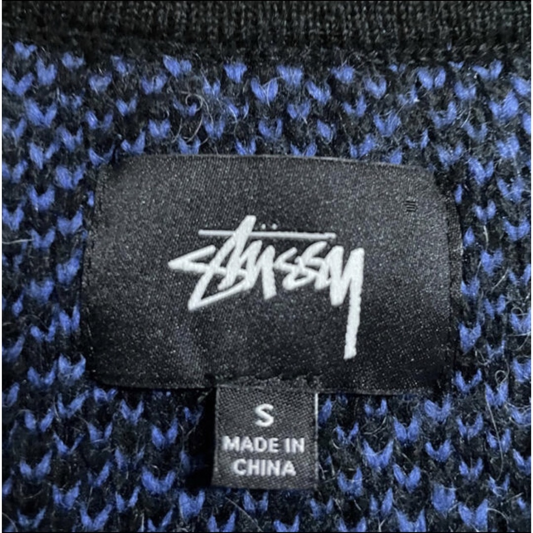 STUSSY - Stussy Mask Mohair Cardigan モヘアカーディガンの STUSSY - Stussy Mask Mohair Cardigan モヘアカーディガンの