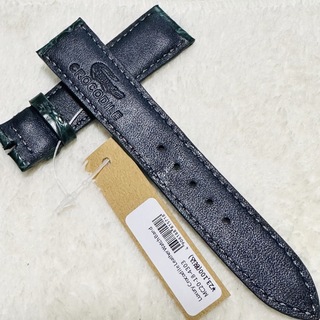 #mmmmダークグリーン本物クロコダイル腕時計用ベルトの通販