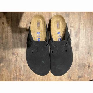 ビルケンシュトック(BIRKENSTOCK)の新品　ビルケン　ボストン　ブラック　43(スリッポン/モカシン)