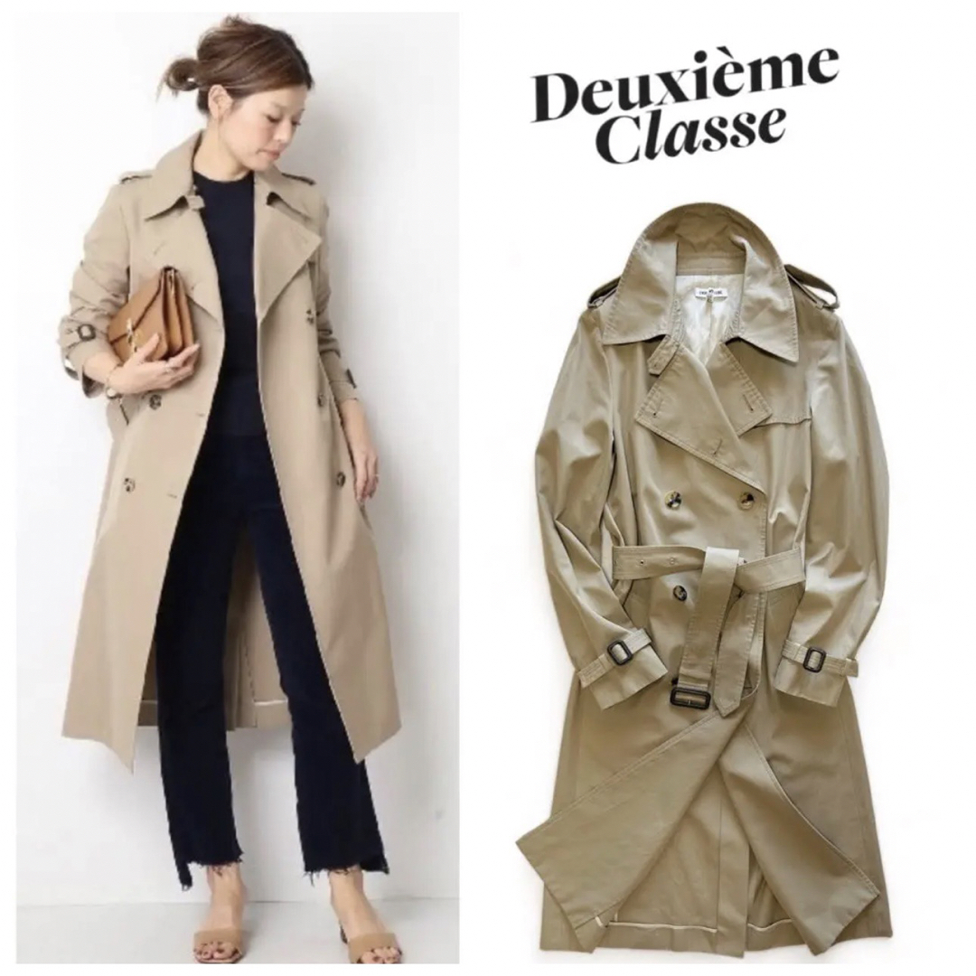 DEUXIEME CLASSE - Deuxieme Classe everyday トレンチコート 36の通販 ...