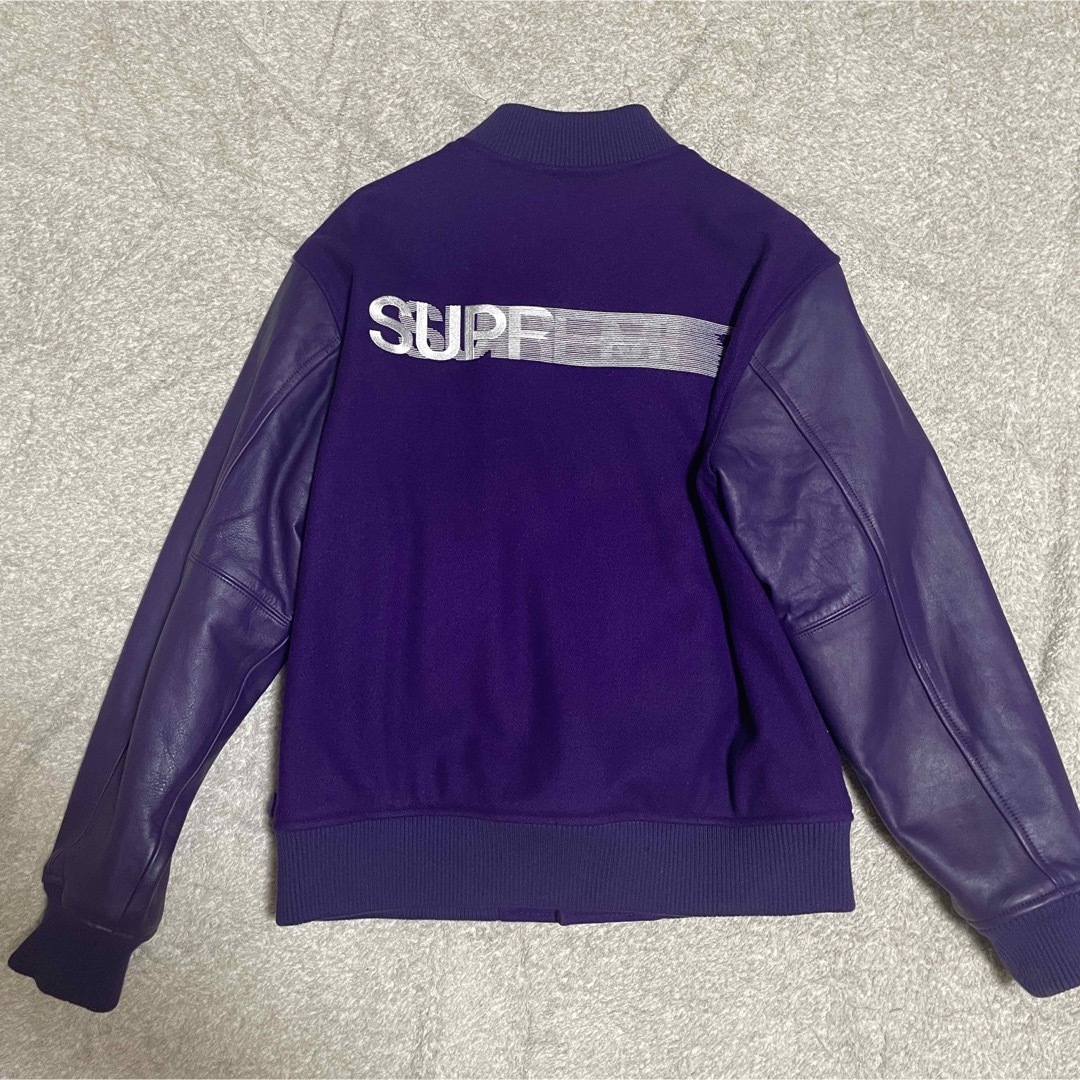 Supreme - supreme motion logo varsity jacketの通販 by ムキムキ's