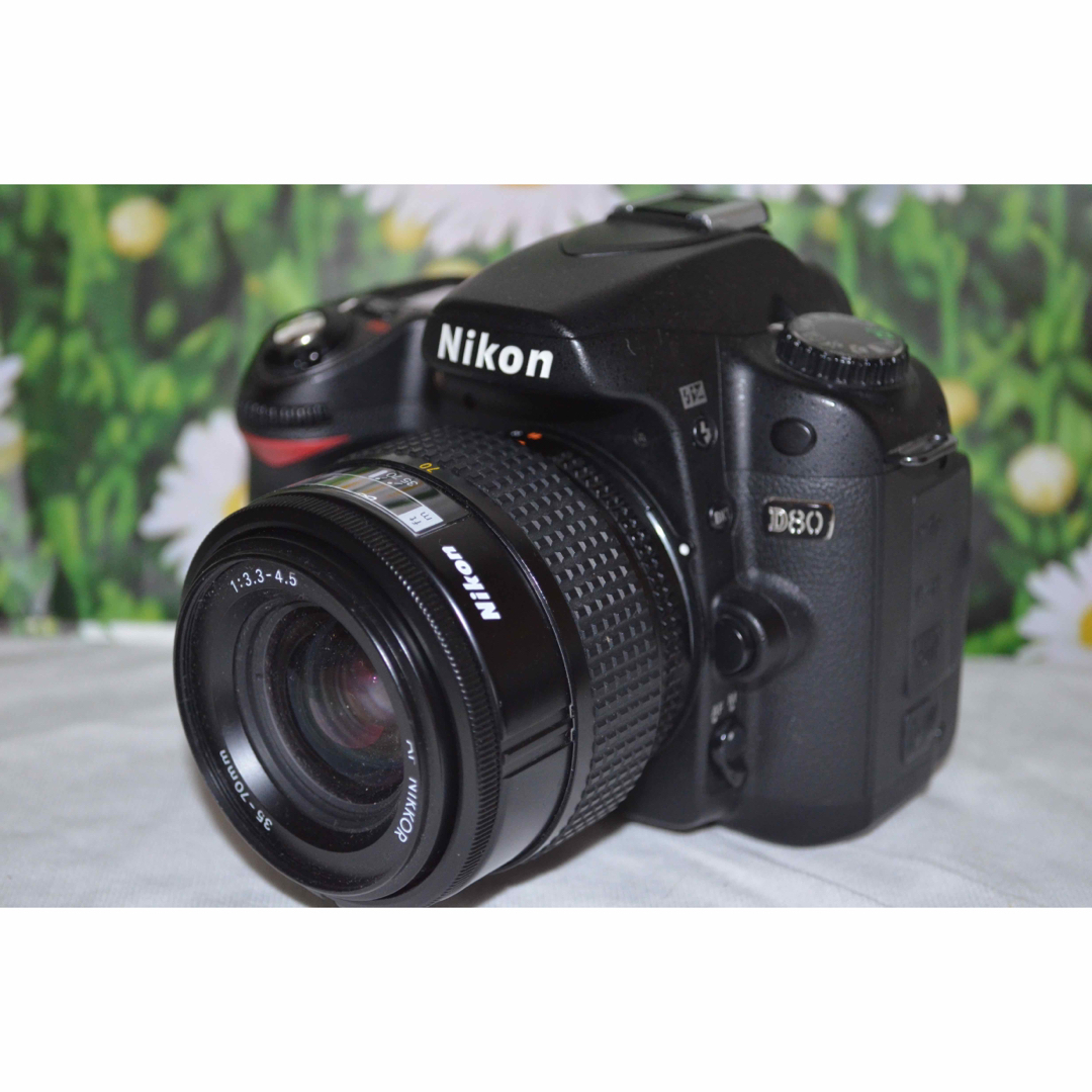 マイクロファイバークロス❤美品❤初心者おススメ❤届いてすぐ使える❤ニコン Nikon D80