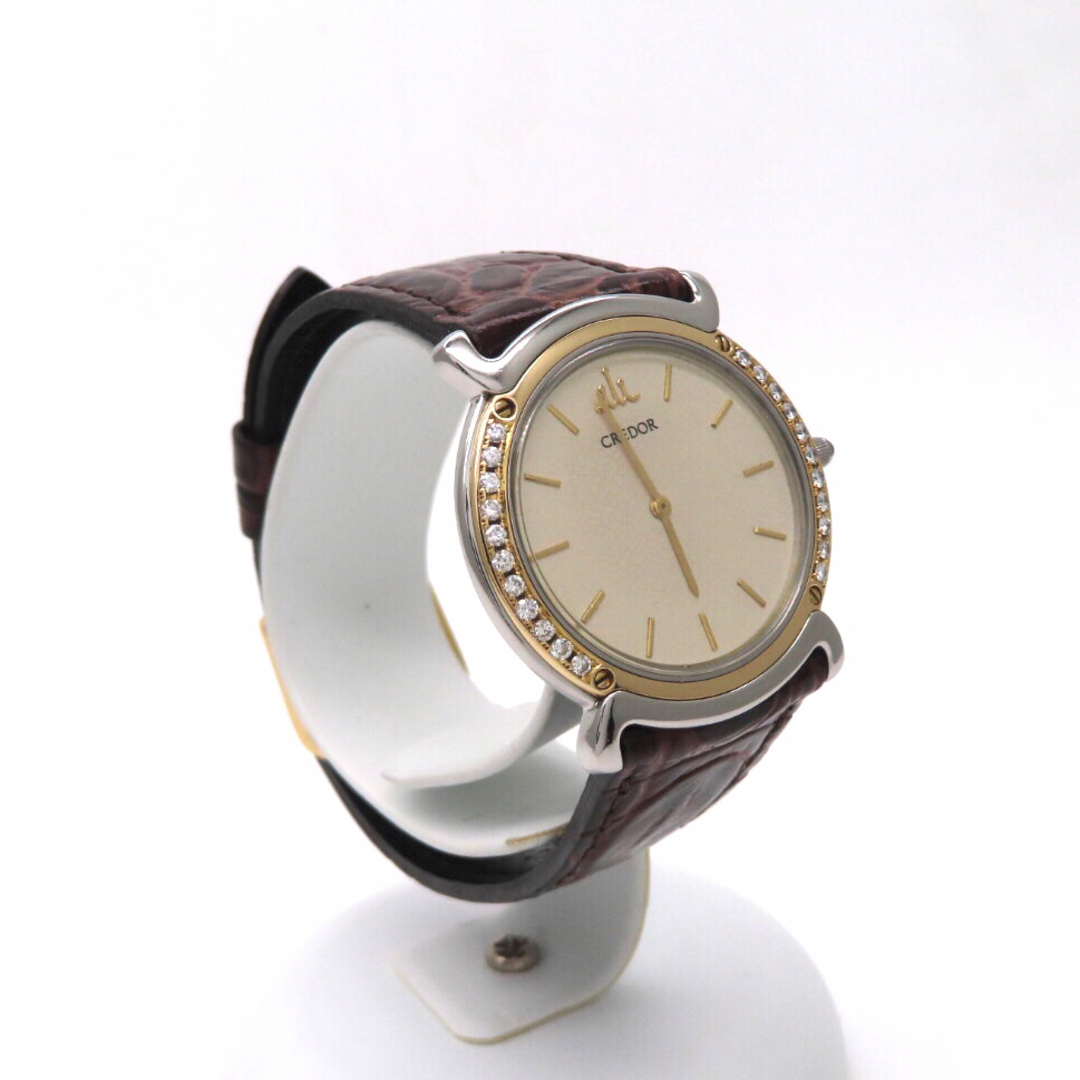 【リネアクルバ】SEIKO ’セイコー 時計’ ダイヤモンドベゼル ☆極美品☆