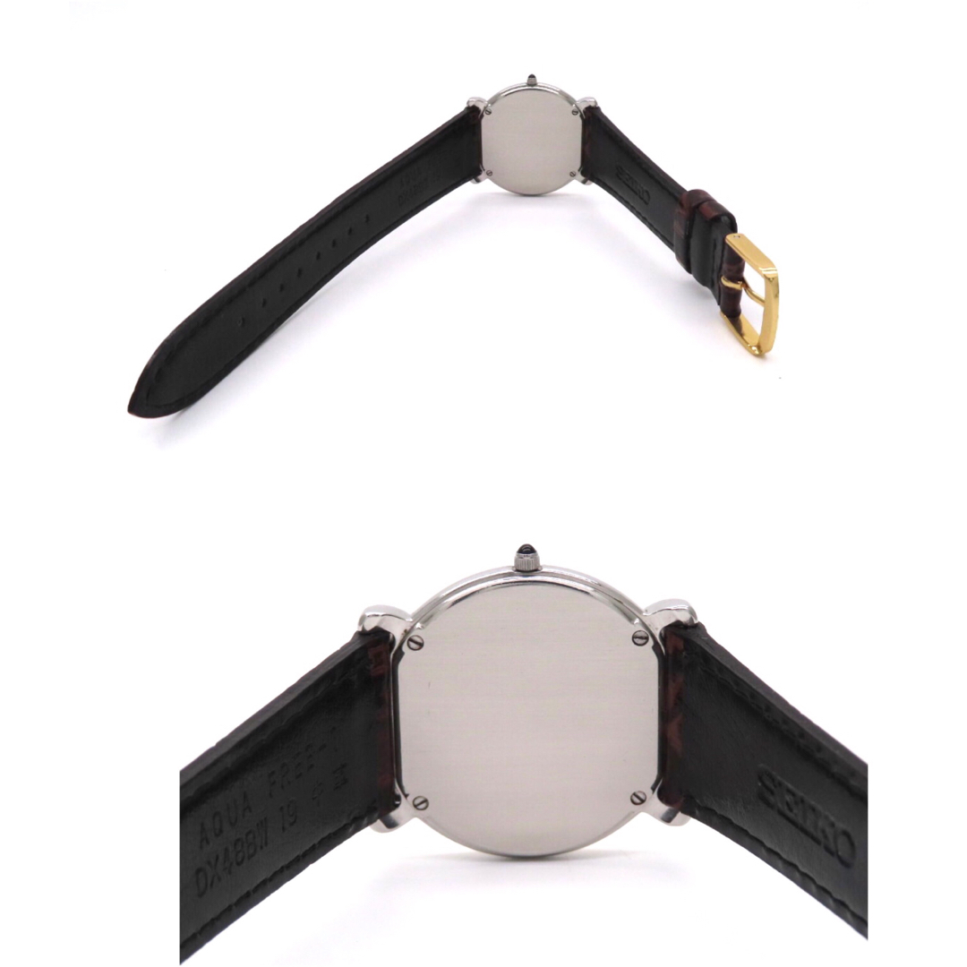 SEIKO - 【リネアクルバ】SEIKO 'セイコー 時計' ダイヤモンドベゼル