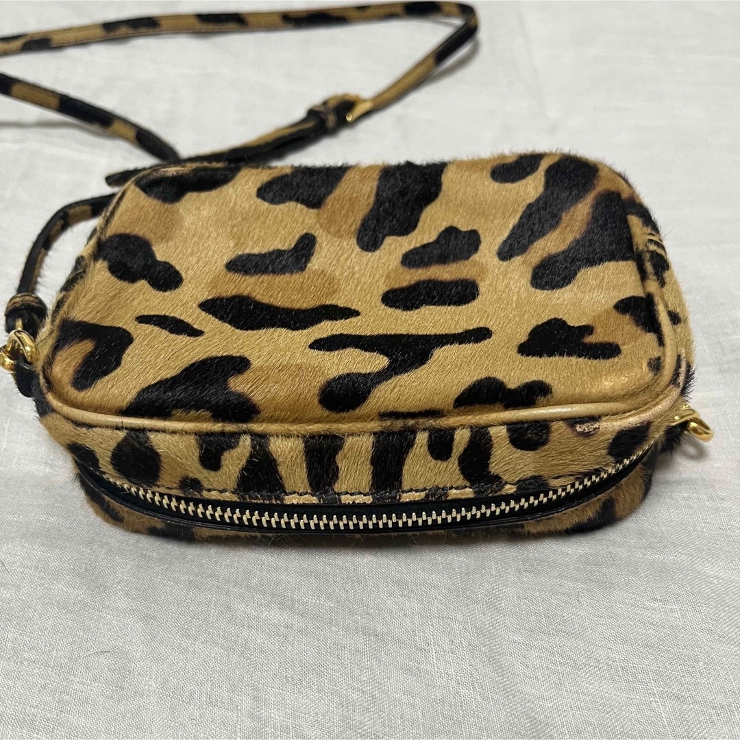 美品 PRADA レオパード ハラコショルダーバック Leopard 5