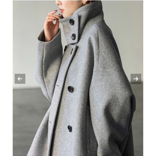 Noble - 限定価格【美品】NOBLE メルトンスタンドカラーオーバーコート