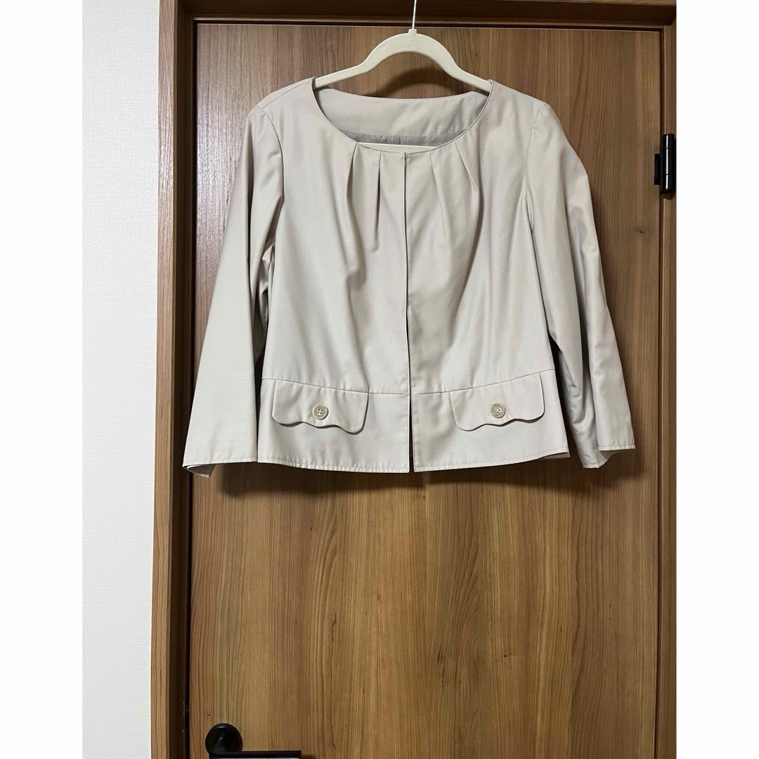 FELISSIMO(フェリシモ)のフェリシモ✨7分袖ノーカラージャケット🧥 レディースのジャケット/アウター(ノーカラージャケット)の商品写真