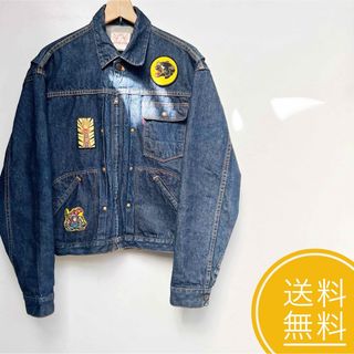 身幅52cm激レア　エヴィスビーチクロスジャケット(evisu エビス　EVIS )