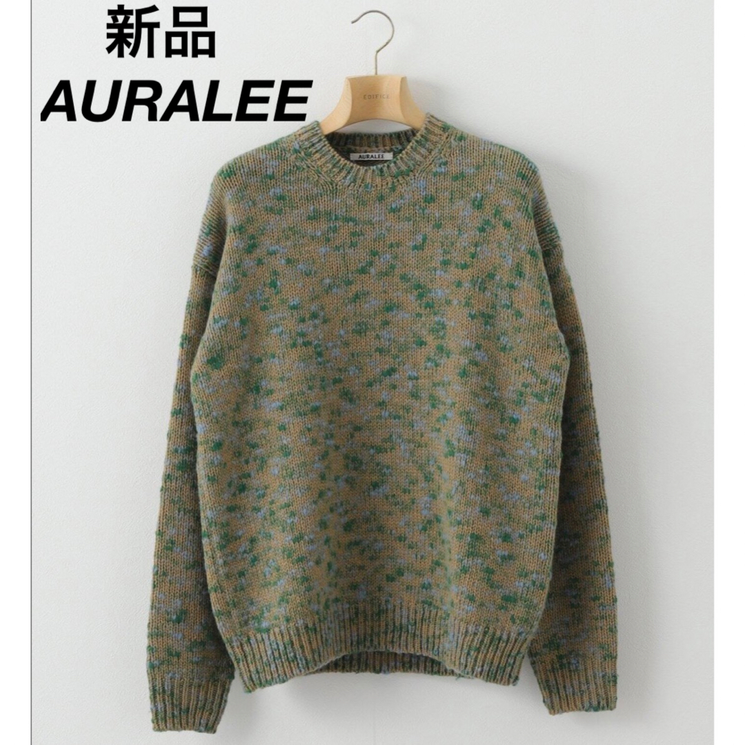 AURALEE WOOL SLUB KNIT P/O サイズ4