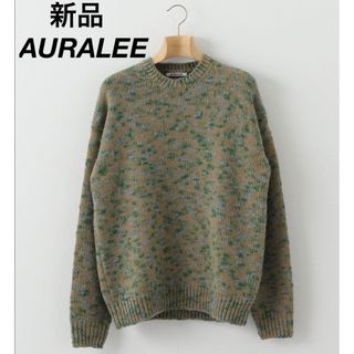 オーラリー(AURALEE)のAURALEE WOOL MIX COLOR SLUB YARN KNIT PO(ニット/セーター)