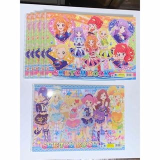 5冊セット アイカツ アイカツスターズ スケッチブック 美品(スケッチブック/用紙)