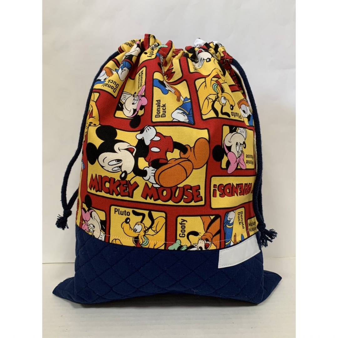 Disney(ディズニー)のミッキー　体操服入れ　ハンドメイド キッズ/ベビー/マタニティのこども用バッグ(体操着入れ)の商品写真