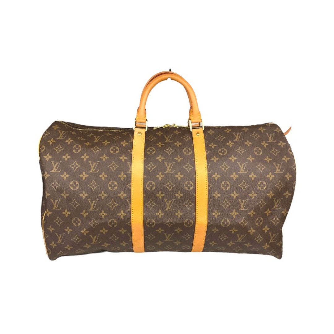 ルイ・ヴィトン LOUIS VUITTON キーポル55 M41424 ブラウン PVC メンズ ボストンバッグ