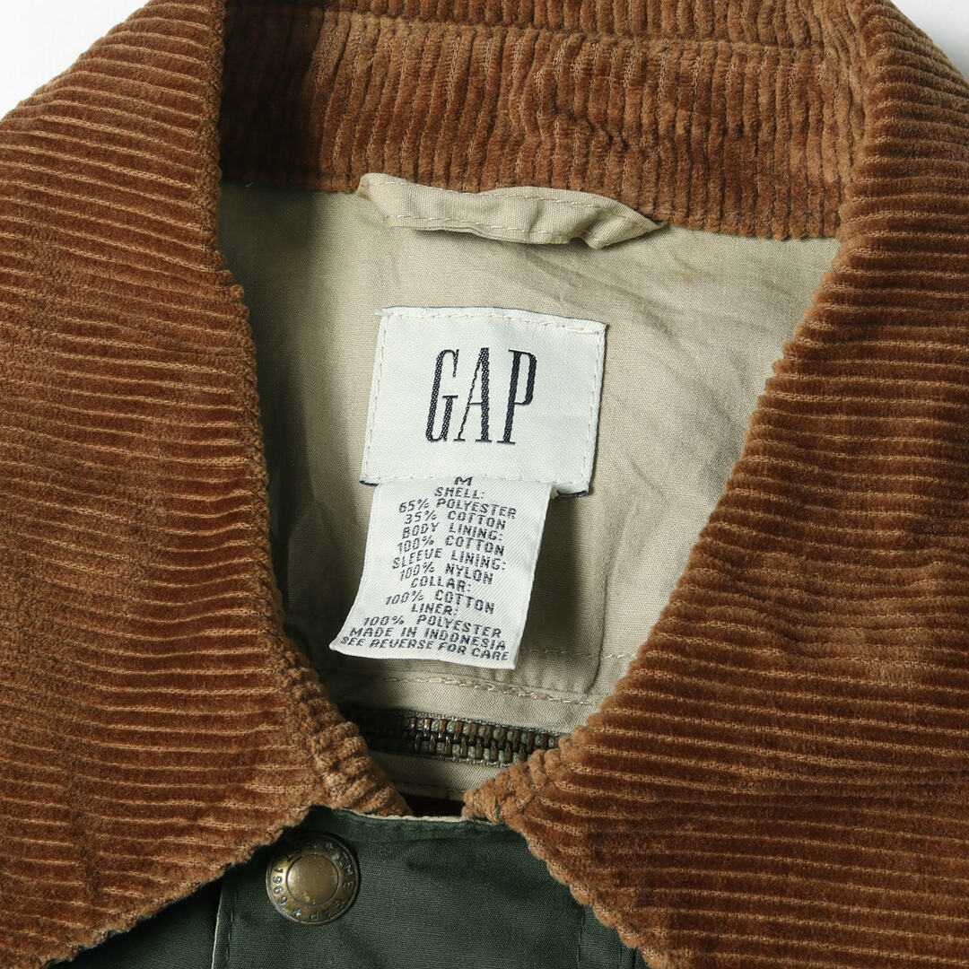 GAP - GAP ギャップ ジャケット サイズ:M 90s 襟コーデュロイ オイルド