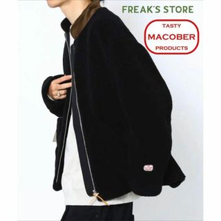 MACOBER×FREAK'S STORE 別注スタンドカラーボアフリース