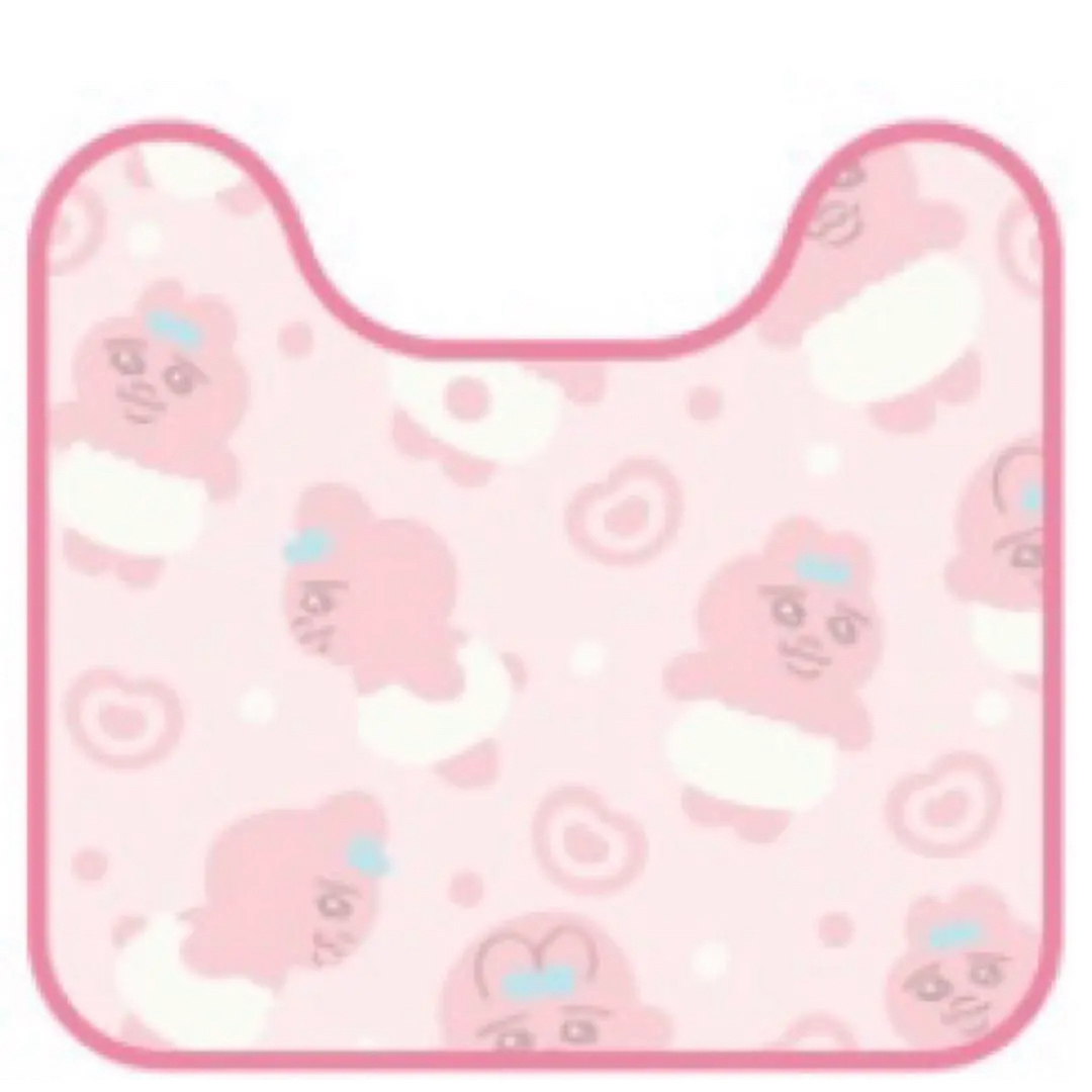 おぱんちゅうさぎ トイレマット インテリア/住まい/日用品のラグ/カーペット/マット(トイレマット)の商品写真