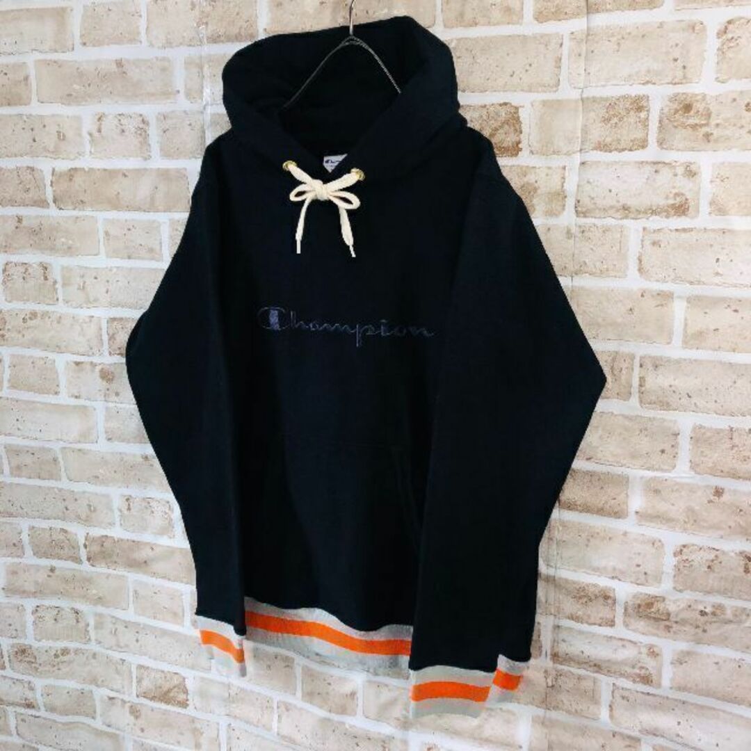 Champion - 【激レア】チャンピオン リバースウィーブ パーカー S 黒
