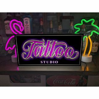 タトゥー TATTOO 入れ墨 刺青 スタジオ 看板 置物 雑貨 ライトBOX