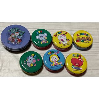 ビーティーイシビル(BT21)のBT21 缶ケースセット シール付き(アイドルグッズ)