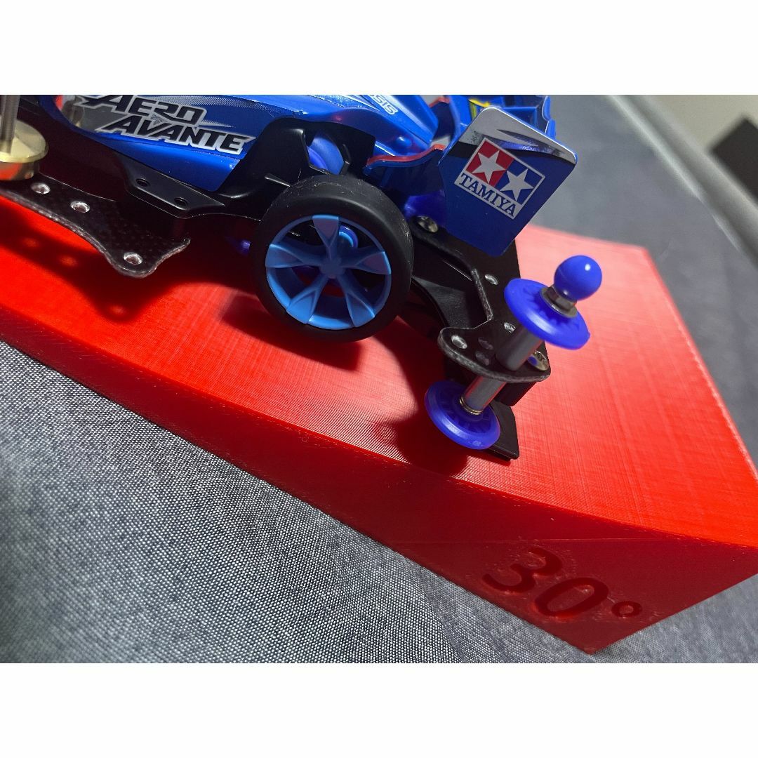ミニ四駆 バンク20/スロープ+ストレート ブレーキチェッカー　治具 エンタメ/ホビーのおもちゃ/ぬいぐるみ(模型/プラモデル)の商品写真