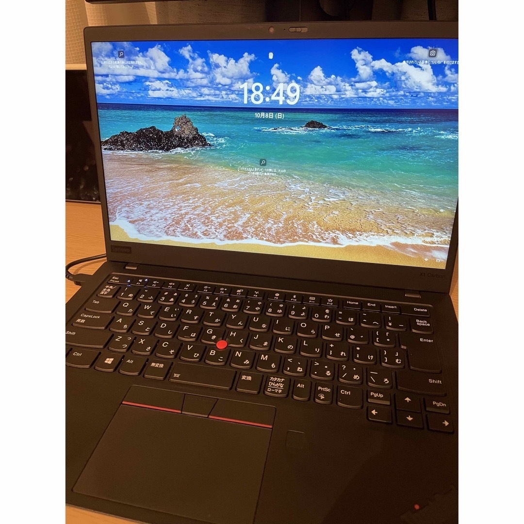 Lenovo(レノボ)のLenovo Thinkpad 7th Gen X1 Carbon スマホ/家電/カメラのPC/タブレット(ノートPC)の商品写真