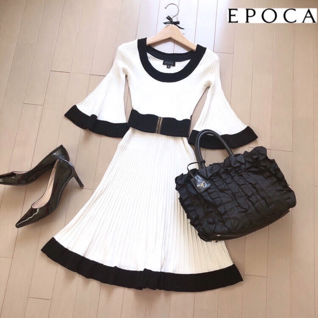 EPOCA 上質シルク❤︎ニットワンピース エムプルミエ アナイ ドレステリア-