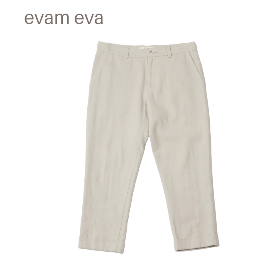 evam eva 微起毛 テーパードパンツ