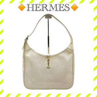 エルメス(Hermes)の良品 エルメス トリム31 トリヨンクレマンス ホワイト ゴールド金具 ブランド(ショルダーバッグ)