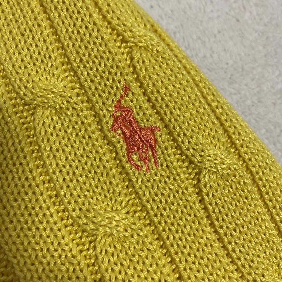 POLO RALPH LAUREN(ポロラルフローレン)のRalph Lauren 使用感のない美品　M コットンセーター　ケーブルニット レディースのトップス(ニット/セーター)の商品写真