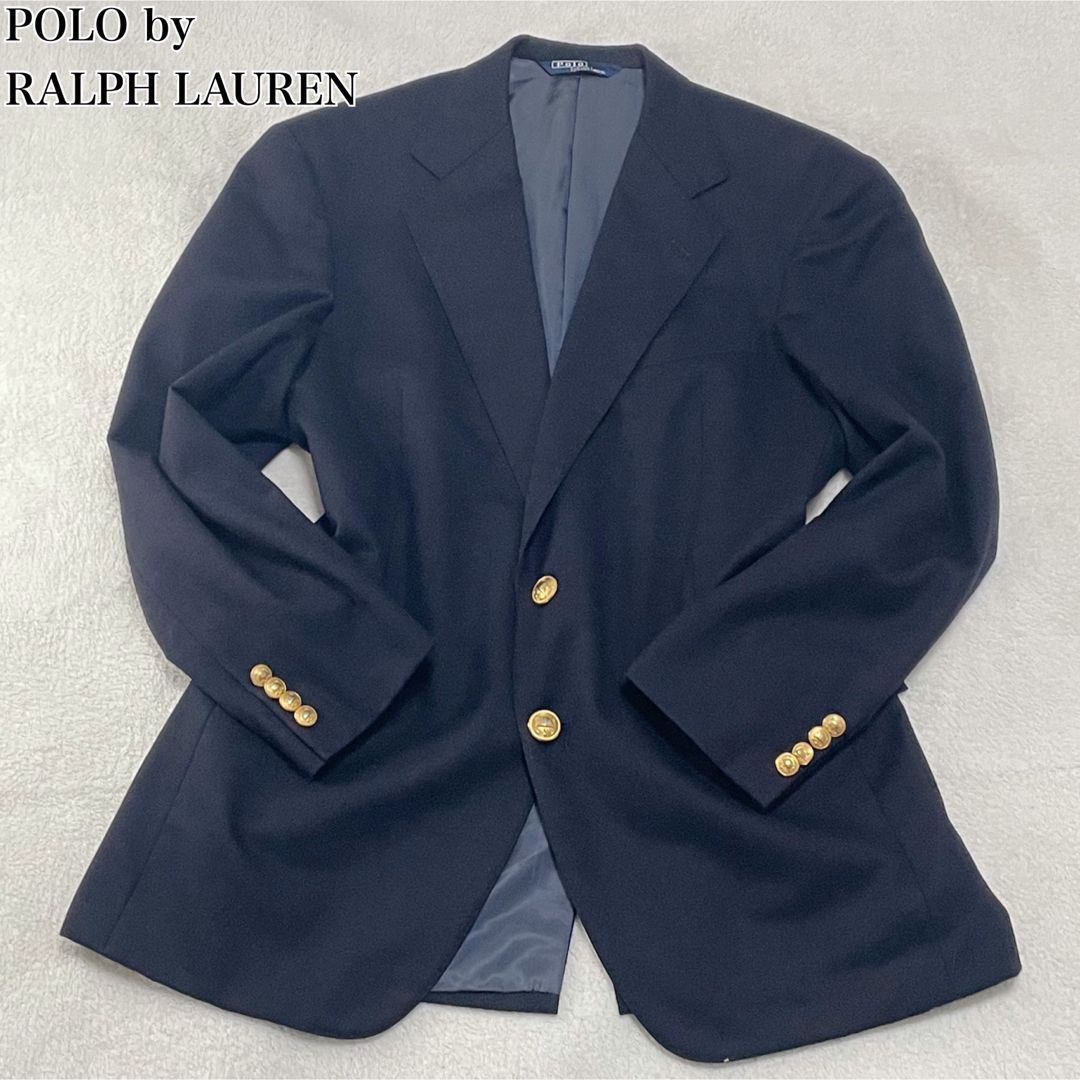 POLO RALPH LAUREN - RALPH LAURENポロラルフローレン 紺ブレザー 金