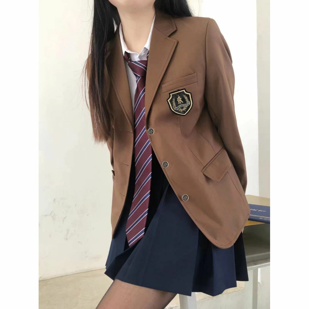 [ニャンコ] の爪 ブレザー 女子高校生 紺 セーラー服 ジャケット コート j